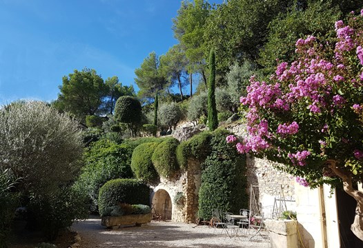 Villa Mas des Oliviers, surrounded by olive trees and Provencal flowering plants in a very historical estate 
                at Moulin de la Roque, Noves, Avignon and Saint-Remy-de-Provence  just 15  to 20 minutes away from your door